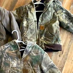 Bundle. (Two) Carhartt Jackets Boy size XS (6)